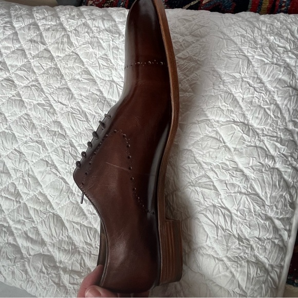 Brand new, never worn Fratelli Rossetti Toledo lace ups in rich Castagna brown. main image 7